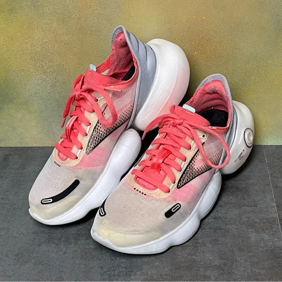 Brooks Aurora-BL Women's Running Shoes Grey/Coral/Black Size 7B - Picture 15 of 16